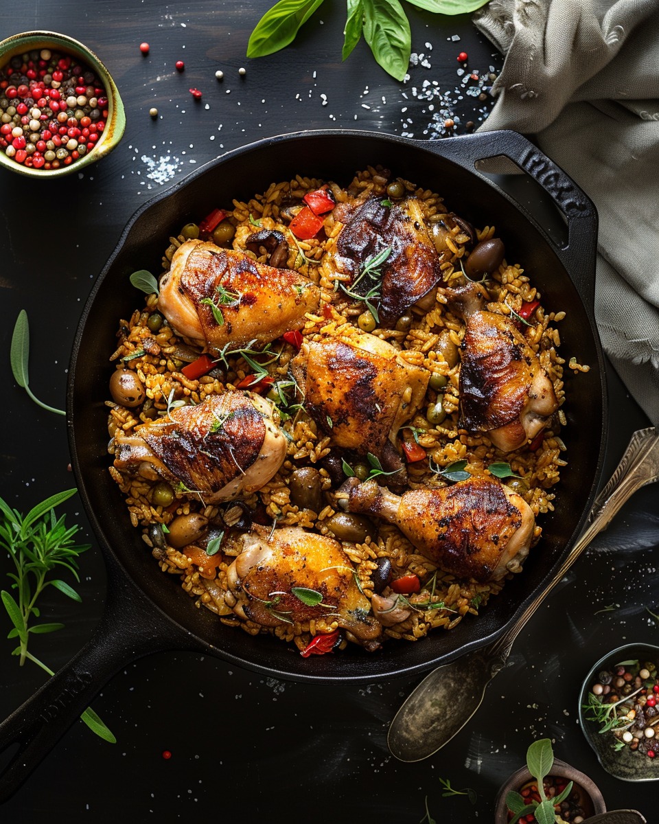 Chicken and Rice Skillet: Comfort in 35 Minutes