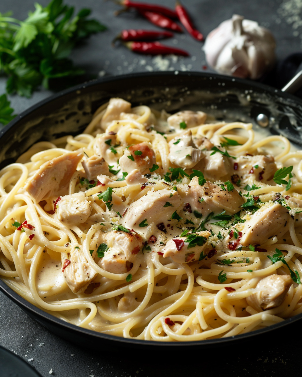 Creamy Chicken Spaghetti: A Comforting Dinner Delight