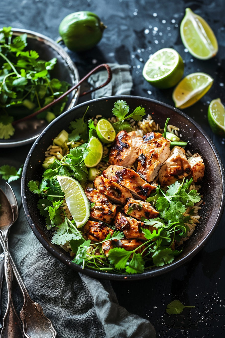 Cilantro Lime Chicken Bowls Pinterest