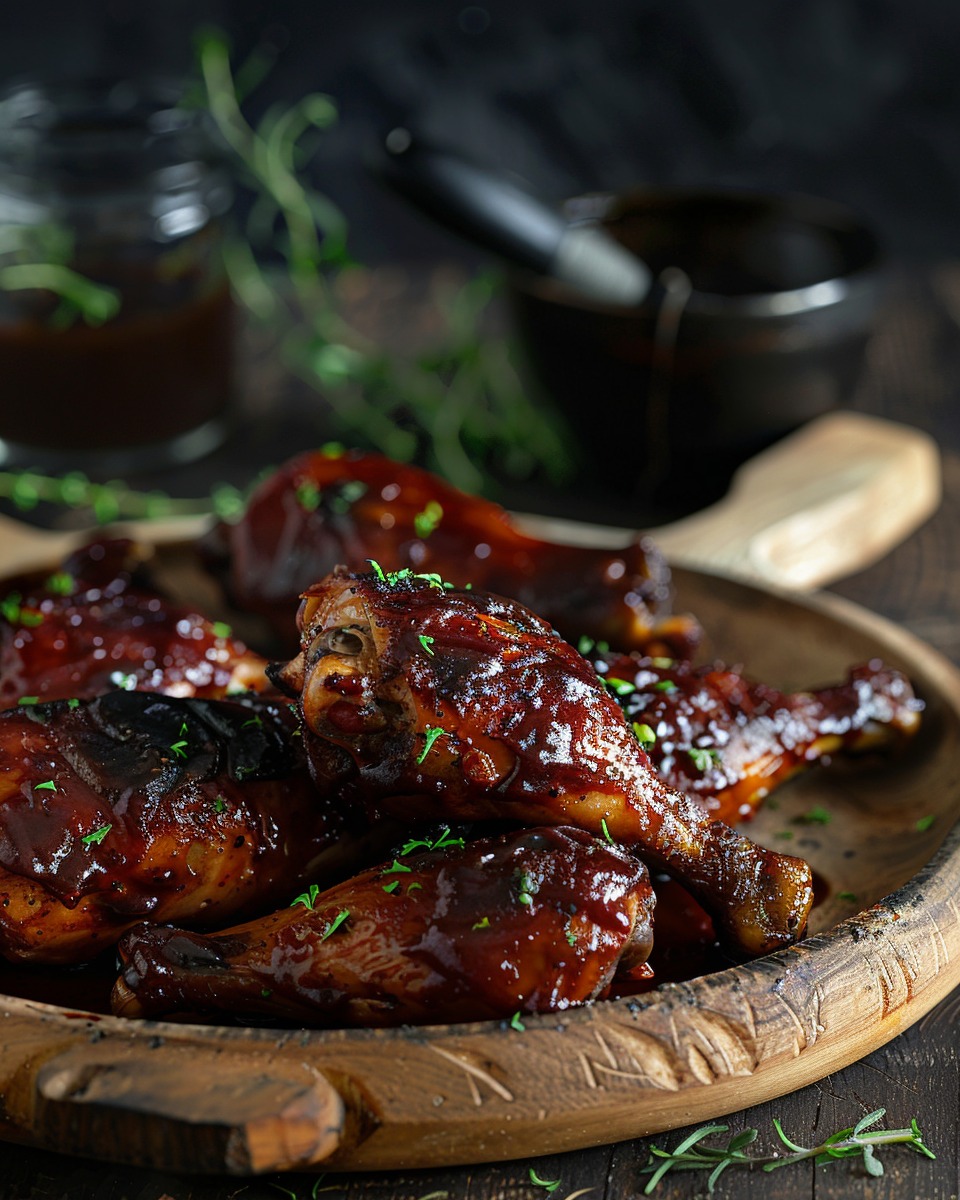 Air Fryer BBQ Chicken ingredients preparation