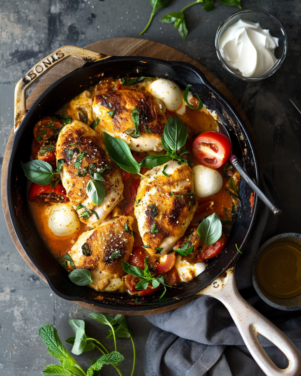 Cheesy Chicken Quesadilla Bake finished dish