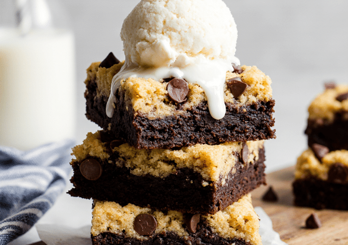 chocolate chip brookies
