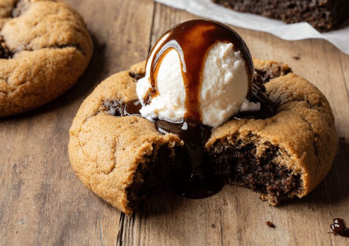 Brown Butter Brookies - Browned Butter Blondie