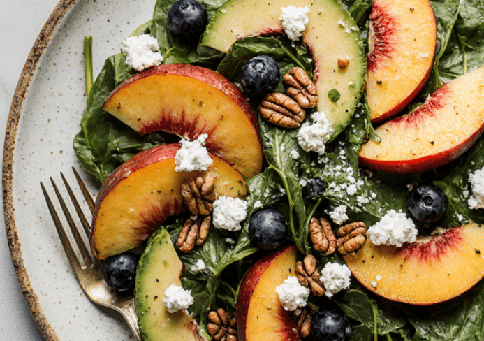 peach salad