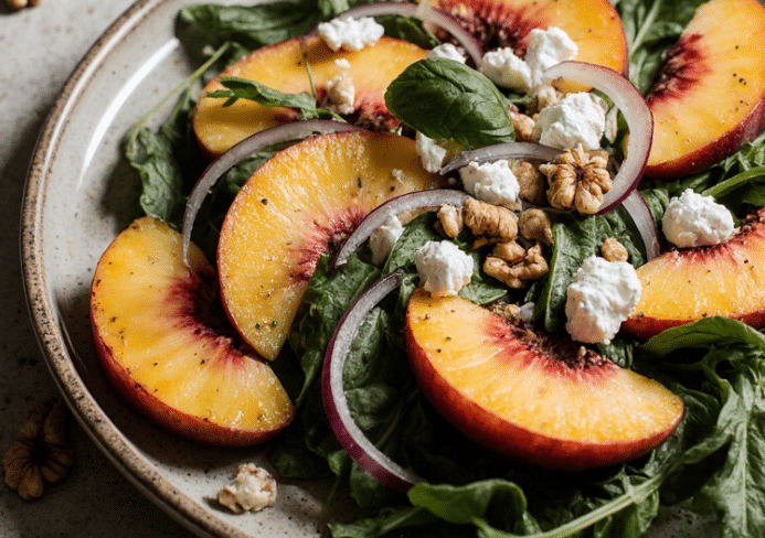 peach salad