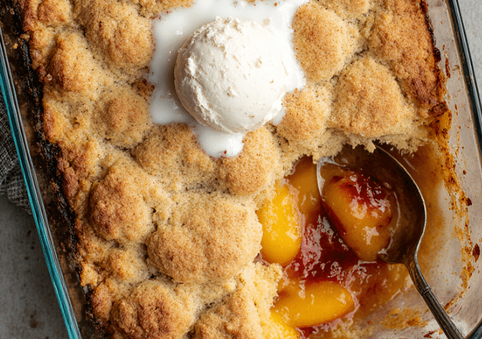 peach cobbler