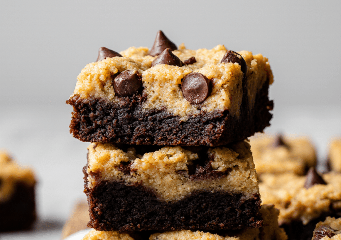 chocolate chip cookie brownies