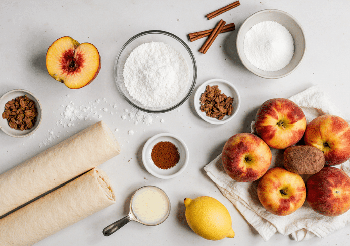 fresh peach pie
