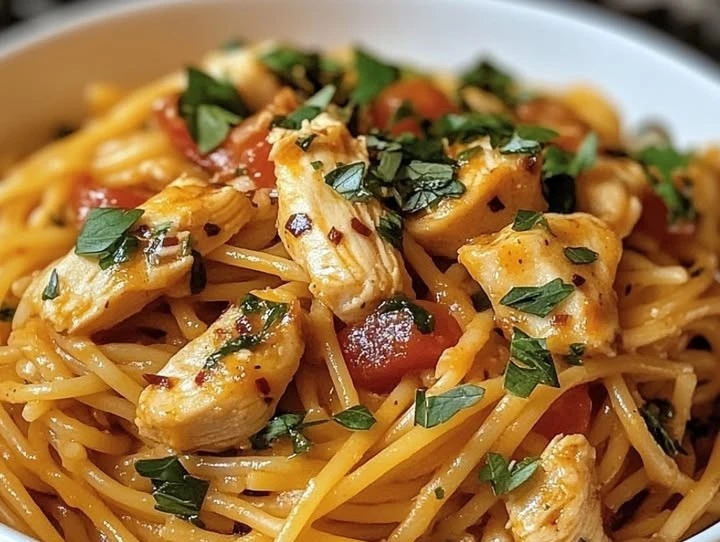 Monterey Chicken Spaghetti