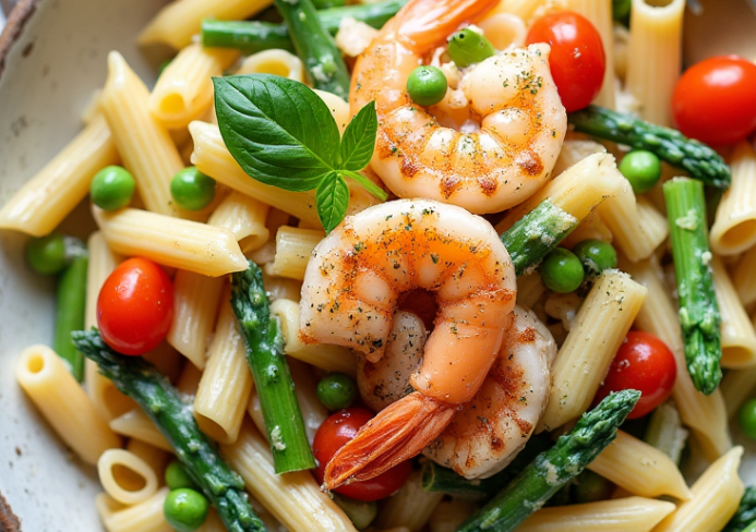 Creamy Pasta Primavera