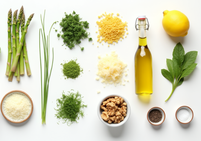 Lemony Parmesan Spring Pasta Salad