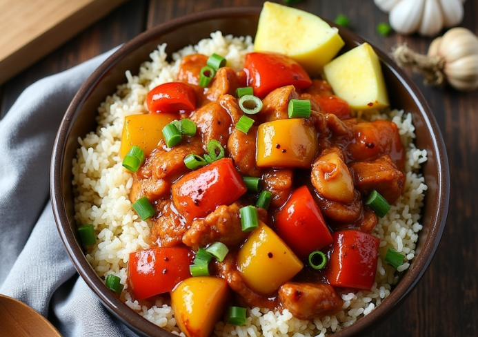 Crockpot pineapple chicken