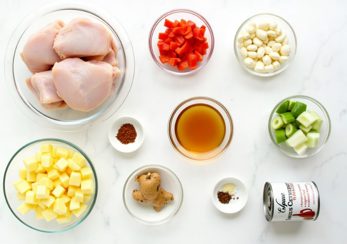 Crockpot pineapple chicken