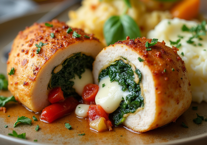 Stuffed chicken