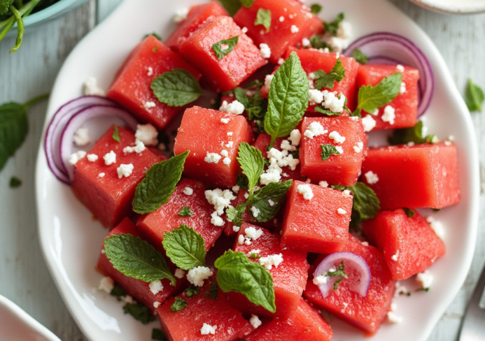 Watermelon Feta Salad