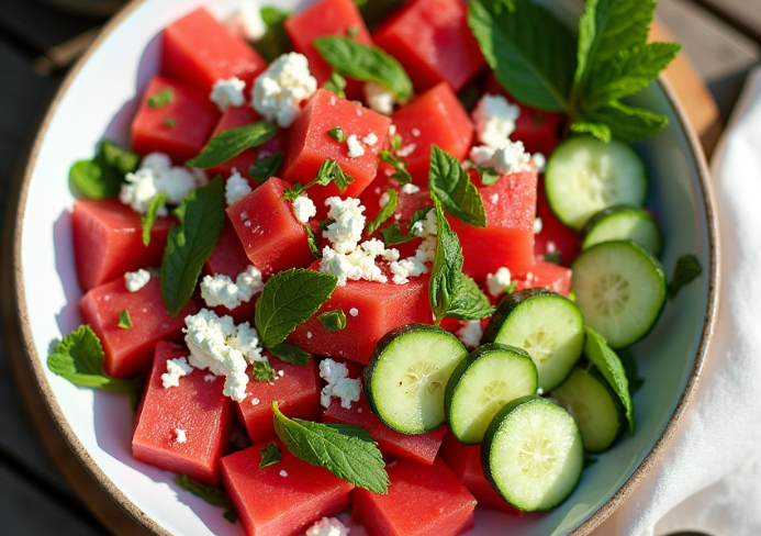 Cucumber and Feta Salad