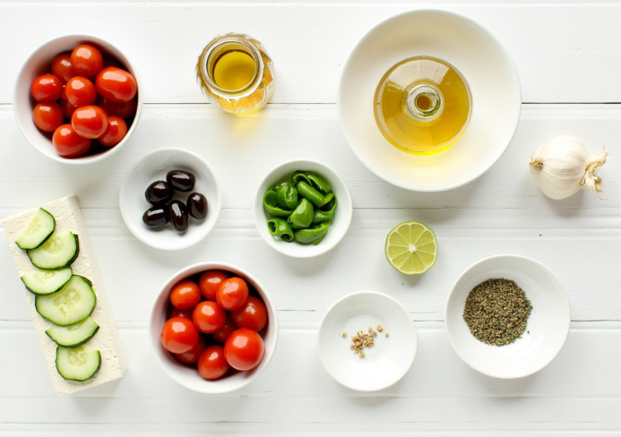 Greek Salad Skewers
