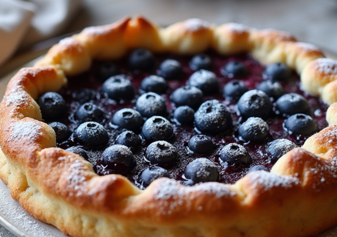Tarte aux myrtilles façon grand-mère