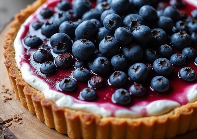 Gâteau au yaourt aux myrtilles