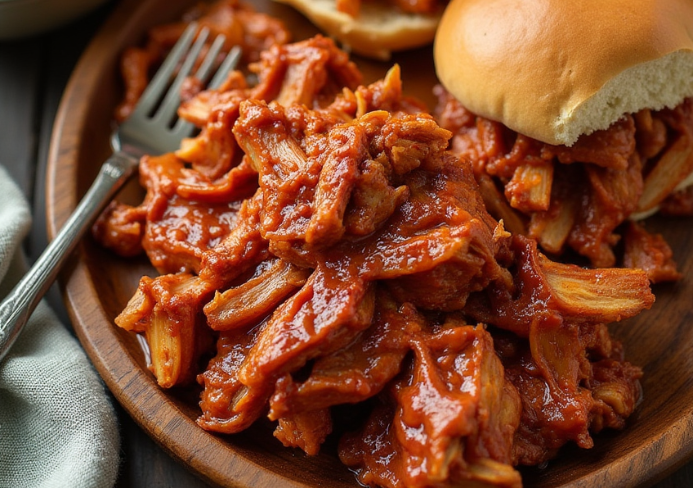 Slow cooker BBQ chicken