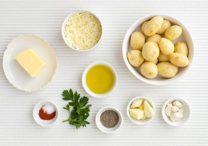 Baked parmesan potatoes