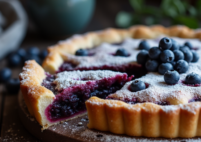 Tarte aux myrtilles de Savoie