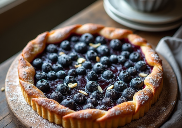 Tarte aux myrtilles