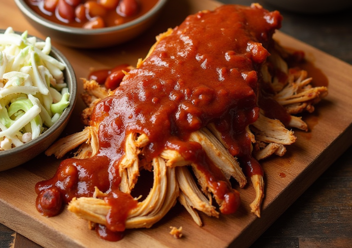 Crockpot BBQ chicken