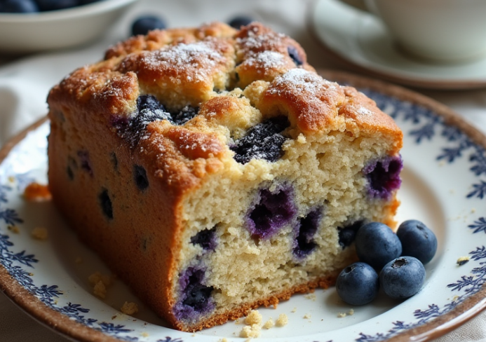 Gâteau Avoine & Myrtilles