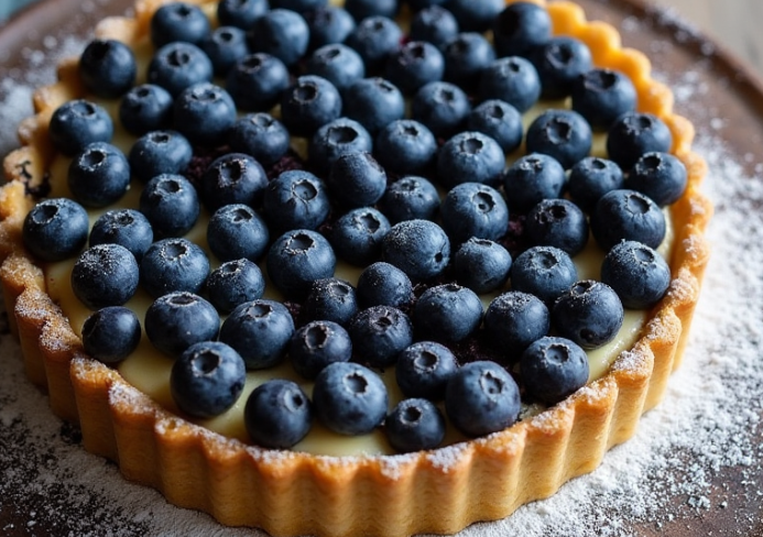 Tarte aux myrtilles
