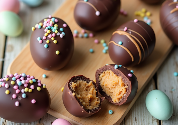 Peanut butter Easter eggs