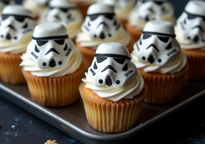 Stormtrooper Cupcakes