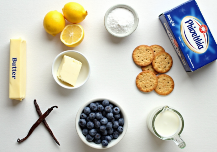 Cheesecake aux myrtilles