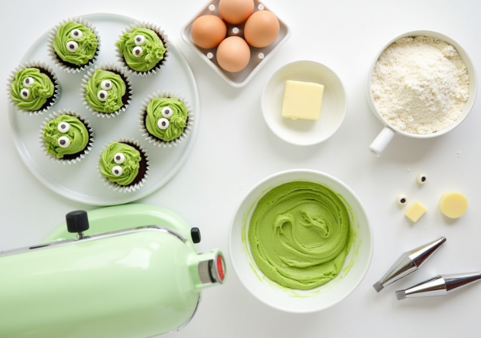 Yoda Cupcakes