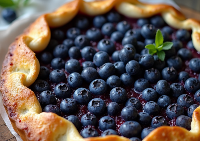 Tarte aux myrtilles