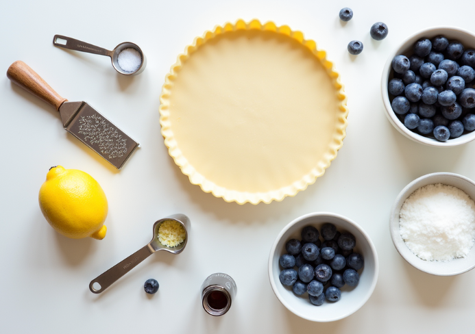 Tarte aux bleuets