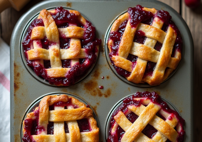mini cherry pies
