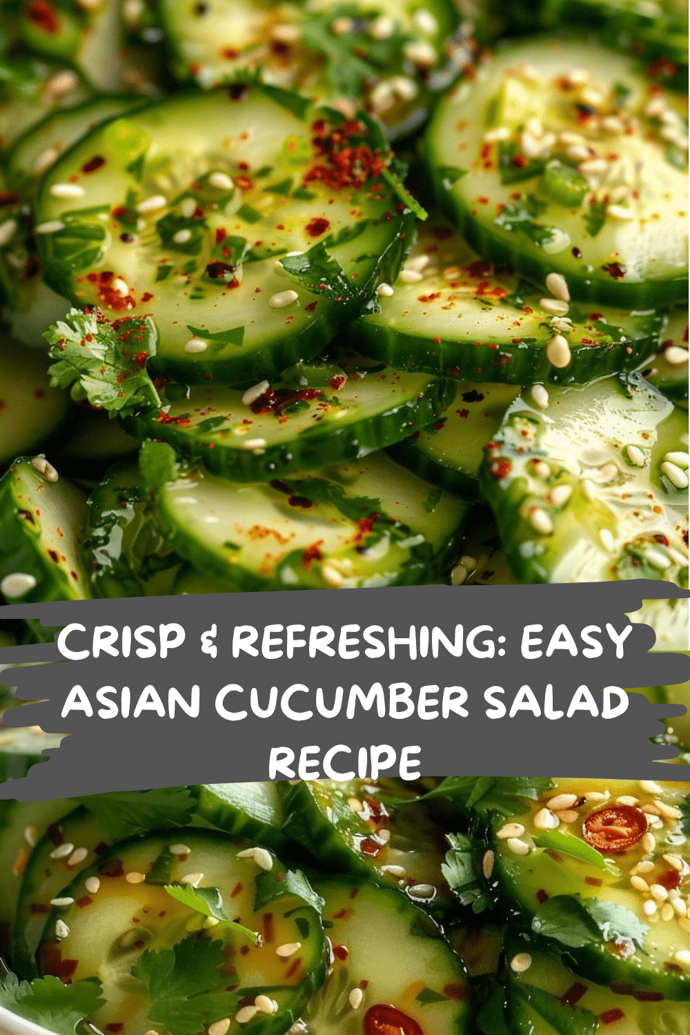 Classic Cucumber Salad Traditional Mexican-style cucumber salad