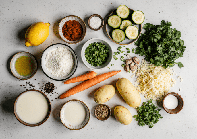 Zucchini and Potato Fritters