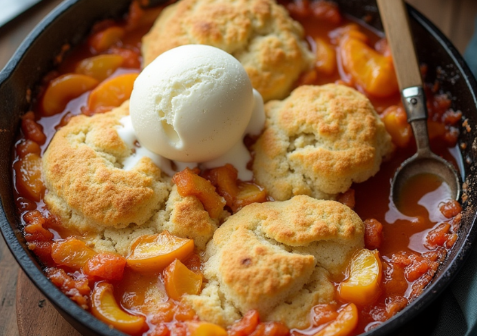 nectarine cobbler