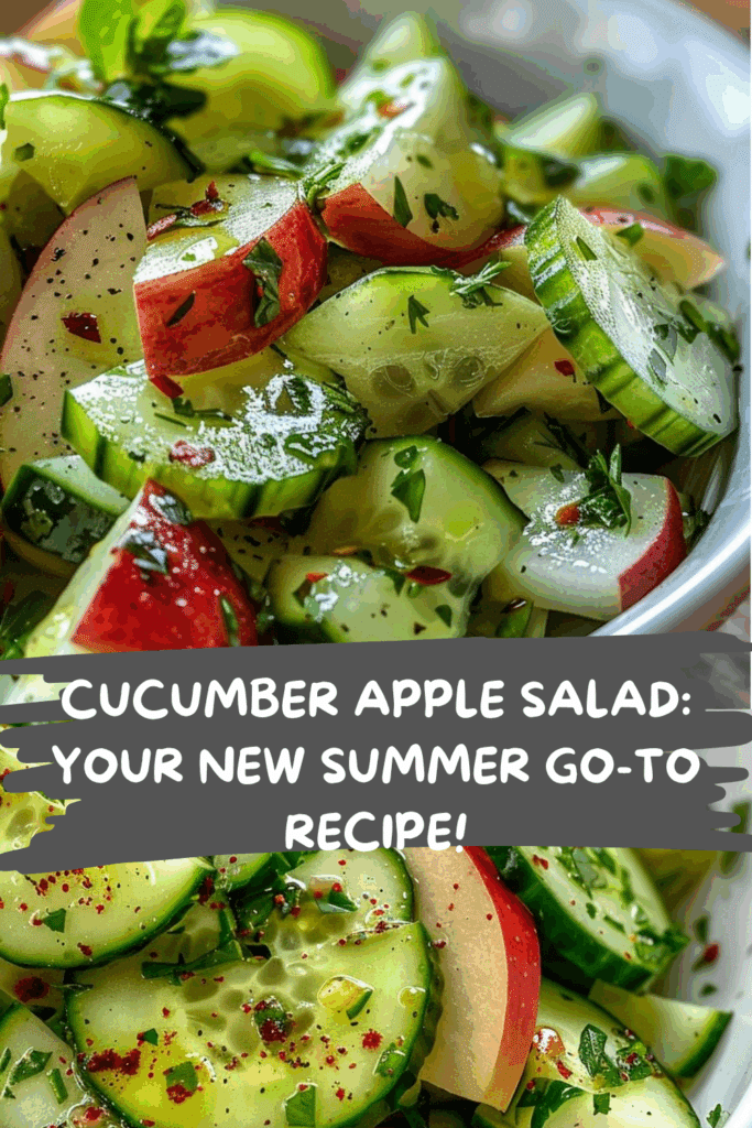 Nutty Apple Cucumber Delight