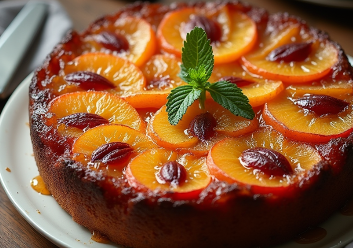 nectarine cake
