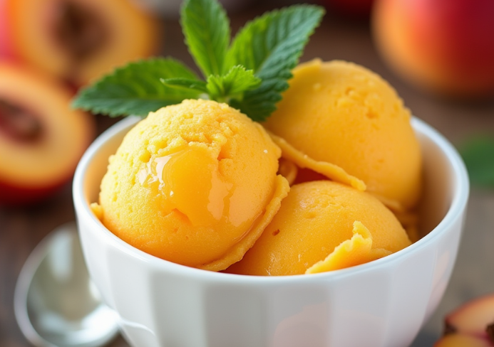 nectarine sorbet