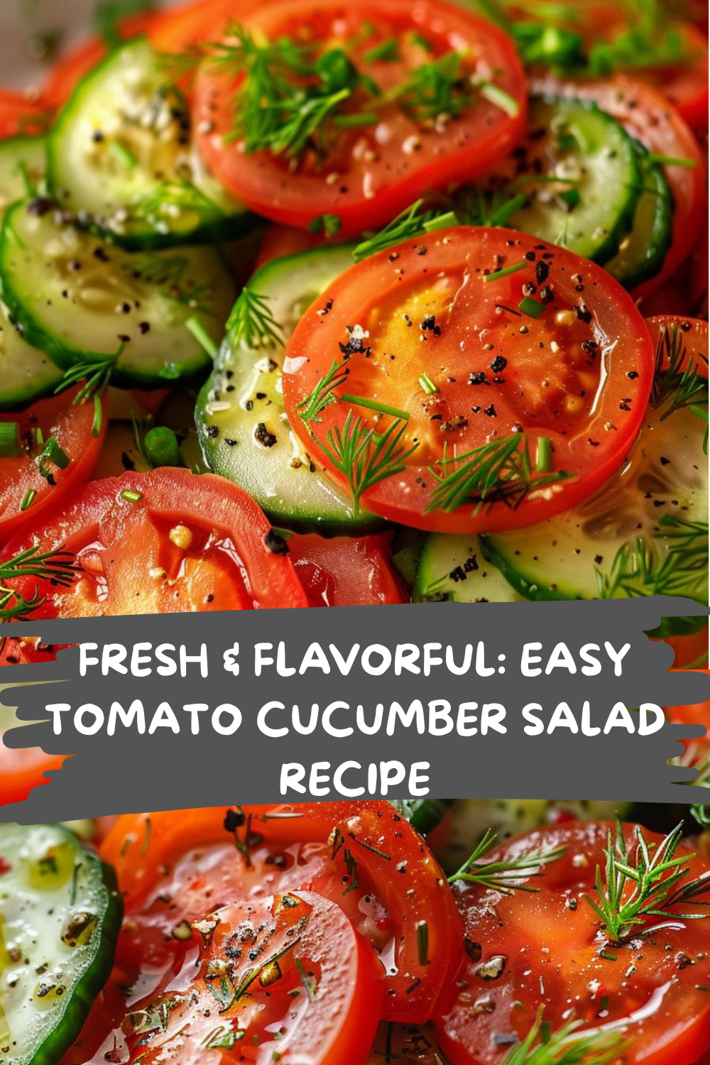 Quick and Zesty Salad for Busy Days Quick Tomato Cucumber Salad with Olive Oil Dressing
