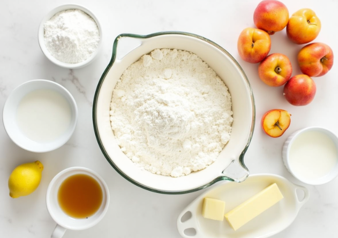 nectarine upside down cake