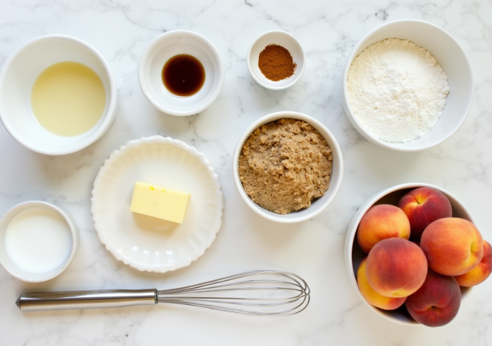 peach upside down cake