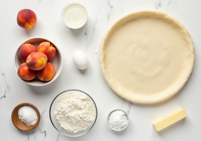 Peaches & Cream Pie