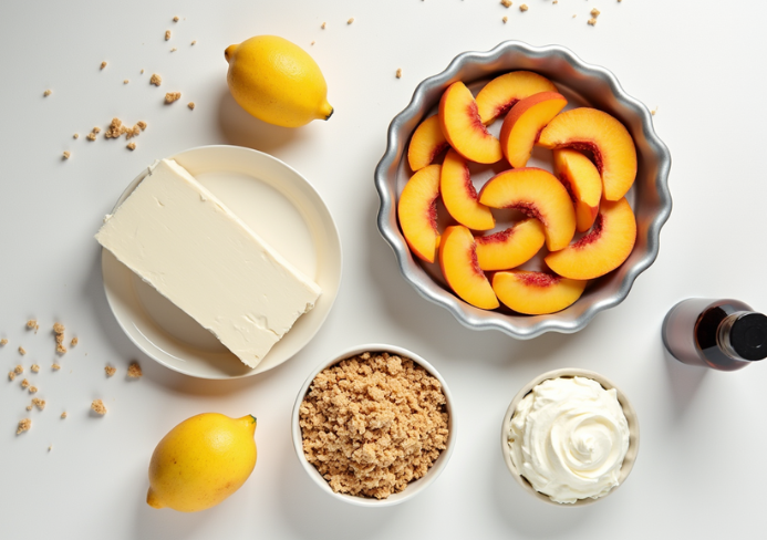 peaches and cream pie
