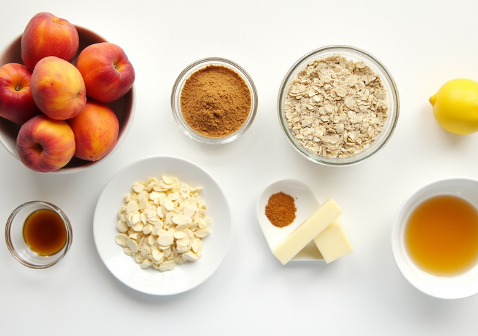 Nectarine & Almond Crisp