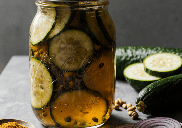 refrigerator bread and butter pickles